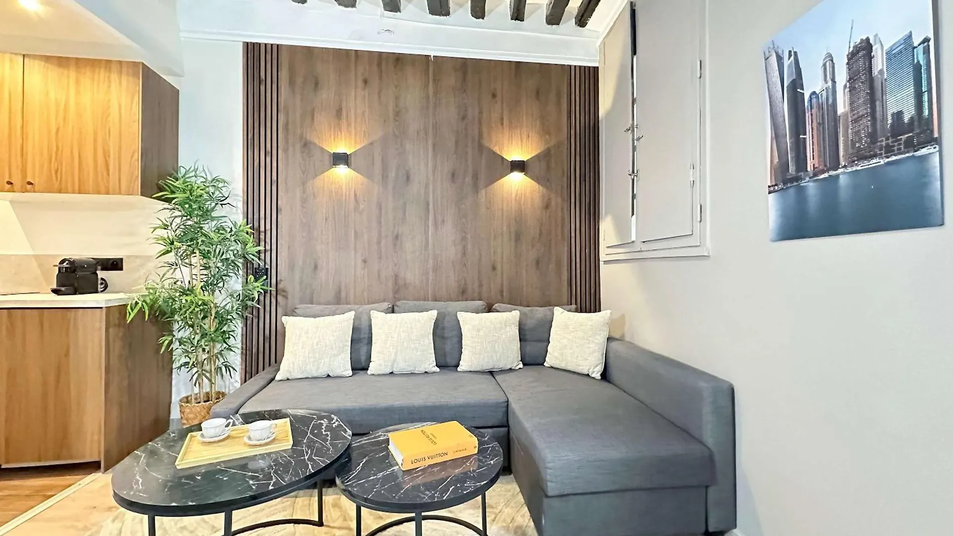 Lägenhet Charming Studio Near The Louvre Museum Paris